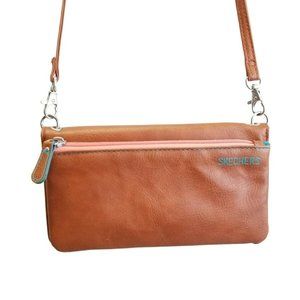 Skechers Crossbody Convertible Wallet Lots of Compartments